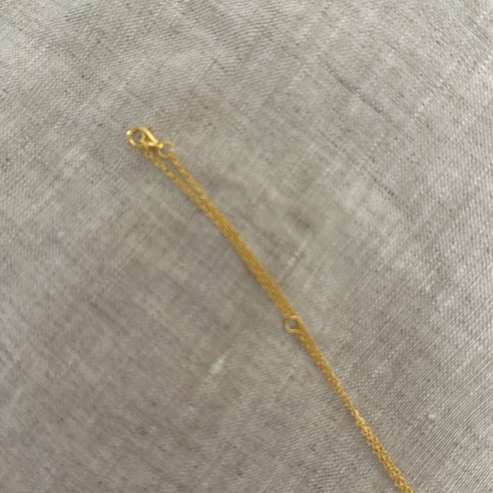 Savvy Cie Gold Over Sterling Silver Initial “A” Necklace - Picture 5 of 6